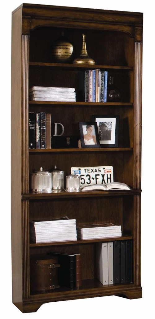 Transitional 6-Shelf Bookcase