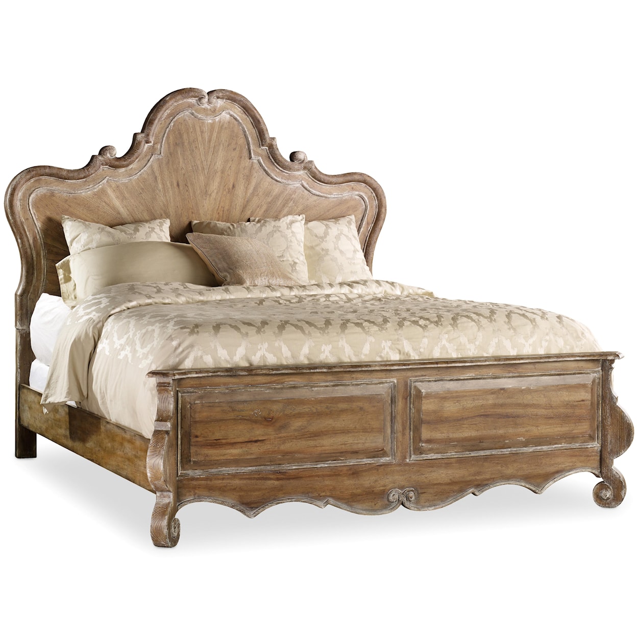 Hooker Furniture Chatelet Cal King Wood Panel Bed