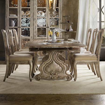 Traditional 7-Piece Dining Set