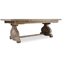 Traditional Refectory Rectangle Trestle Dining Table