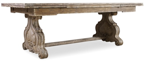 Traditional Refectory Rectangle Trestle Dining Table