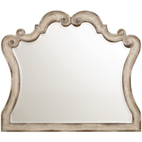 Mirror with Scroll Motif