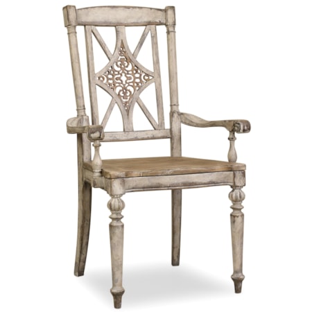 Fretback Arm Chair