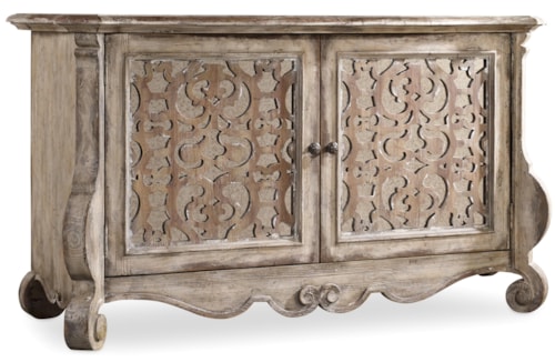 Global Buffet with Fretwork Doors