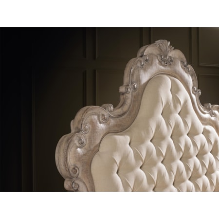 Queen Upholstered Panel Bed