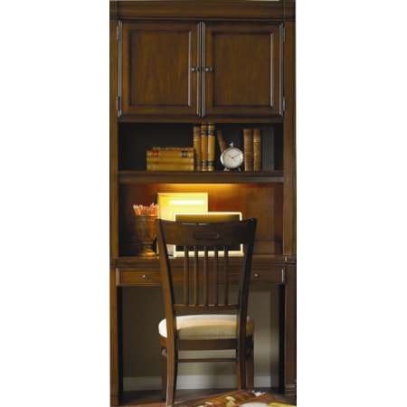 Wall Desk and Hutch Combo