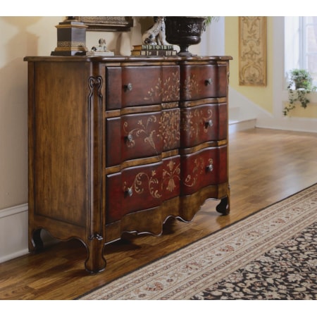 Elegant Serpentine Chest