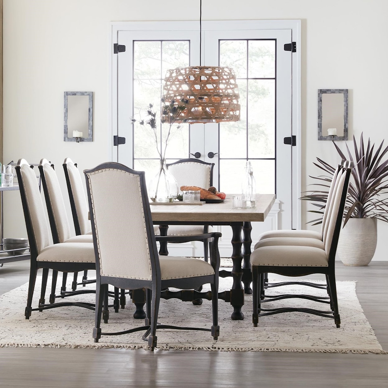 Hooker Furniture Ciao Bella 9-Piece Table and Chair Set