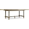 Hooker Furniture Ciao Bella 84in Trestle Table with Leaves