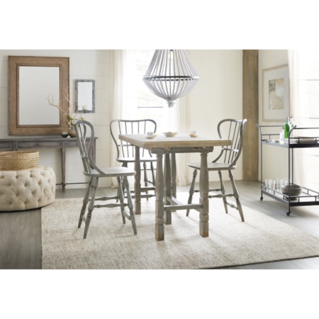 Spindle Back Counter Stool