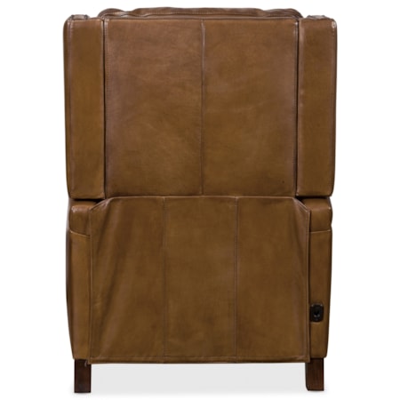Push Back Leather Recliner