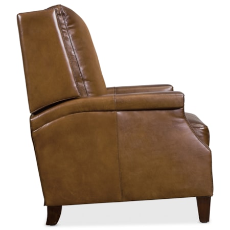 Push Back Leather Recliner
