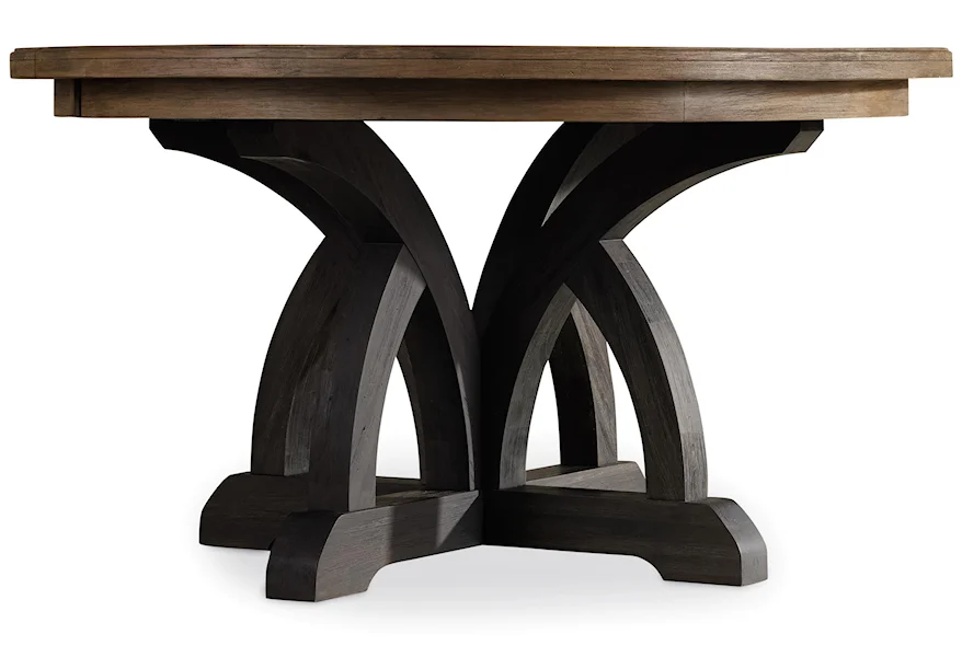 Corsica Round Dining Table by Hooker Furniture at Miller Waldrop Furniture and Decor