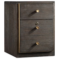 Contemporary 2-Drawer Lateral File with Lock