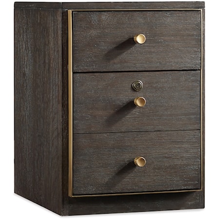 Contemporary 2-Drawer Lateral File with Lock