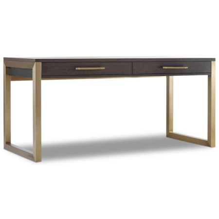2-Drawer Short Wooden Writing Desk