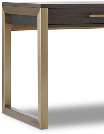 Short Modern Wooden Writing Desk