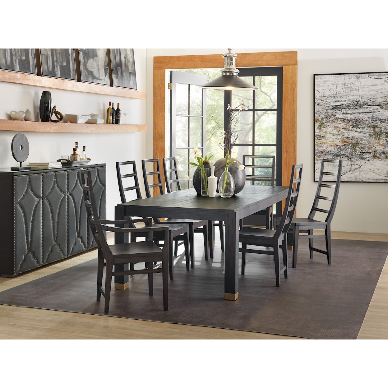 Hooker Furniture Curata Rectangle Dining Table w/2-20in leaves