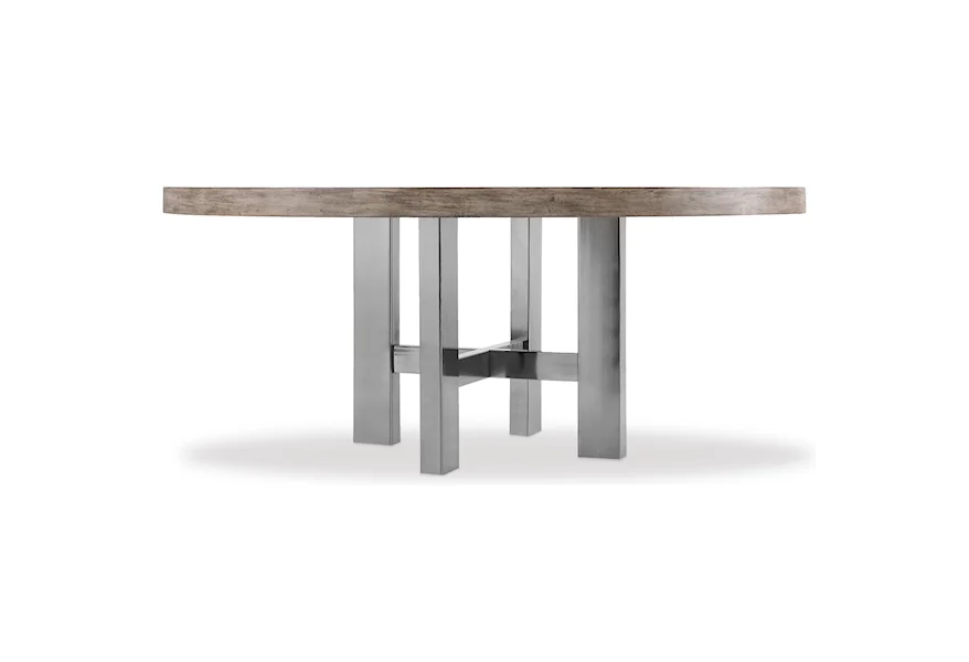 Curata Large Modern Round Dining Table by Hooker Furniture at Stoney Creek Furniture 