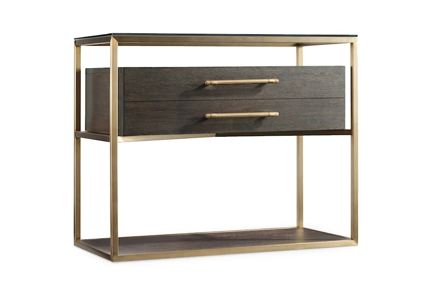 Curata One-Drawer Modern Nightstand by Hooker Furniture at Miller Waldrop Furniture and Decor