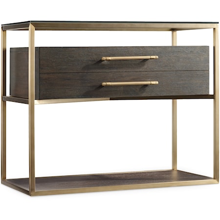 One-Drawer Modern Nightstand