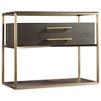 One-Drawer Modern Nightstand