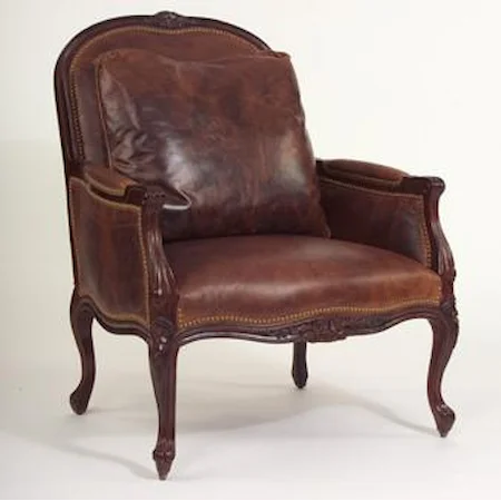 Coco Accent Chair with Dark Finish