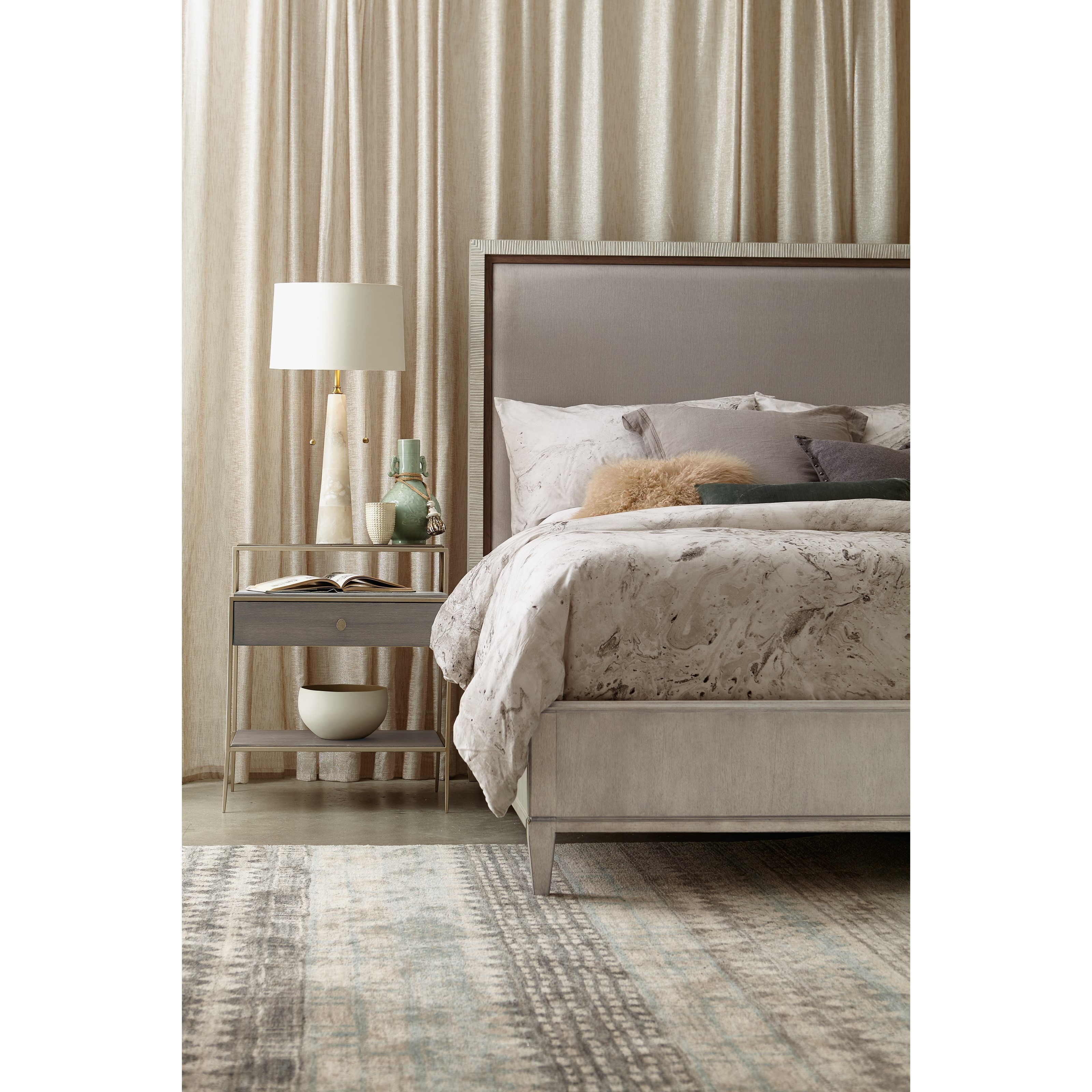 King Upholstered Bed