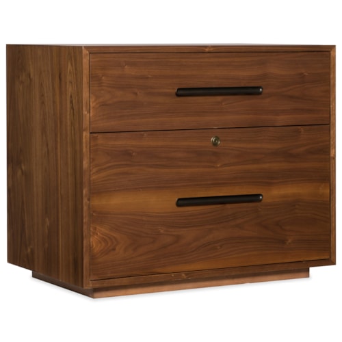 Transitional 2-Drawer Lateral File with Filing System