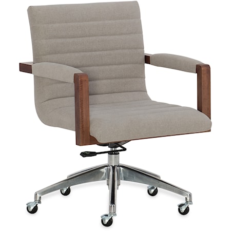 Transitional Swivel Desk Chair