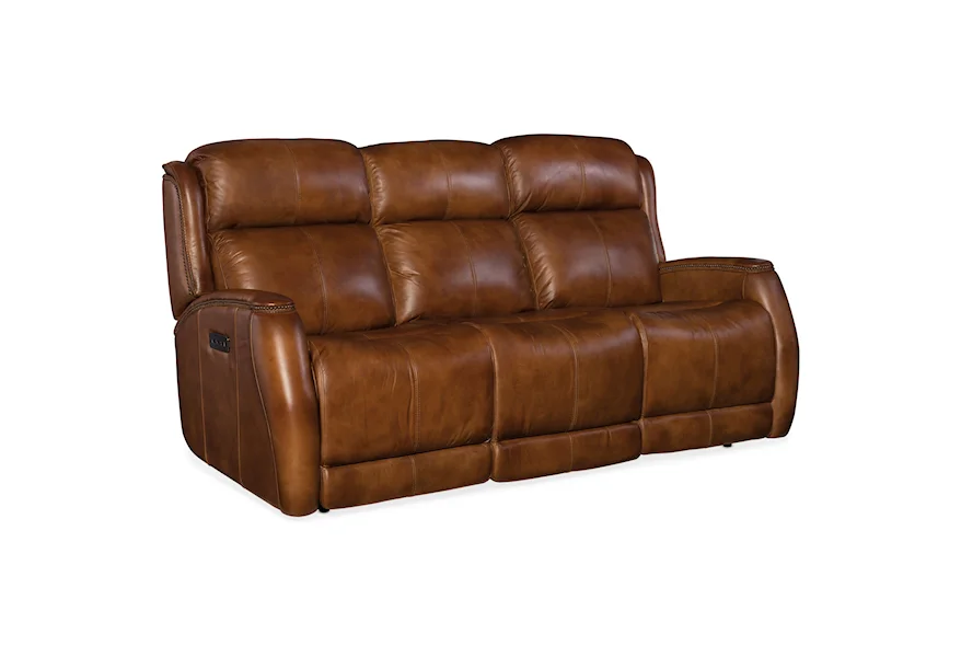 Emerson Power Sofa with Power Headrest by Hooker Furniture at Baer's Furniture