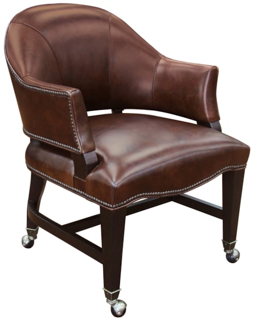 Traditional Game Chair with Swivel Casters