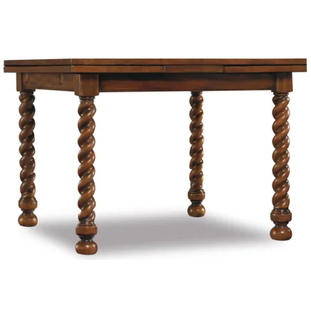 Refectory Game Table with Twisted Legs