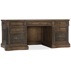 Hooker Furniture Hill Country St. Hedwig Executive Desk