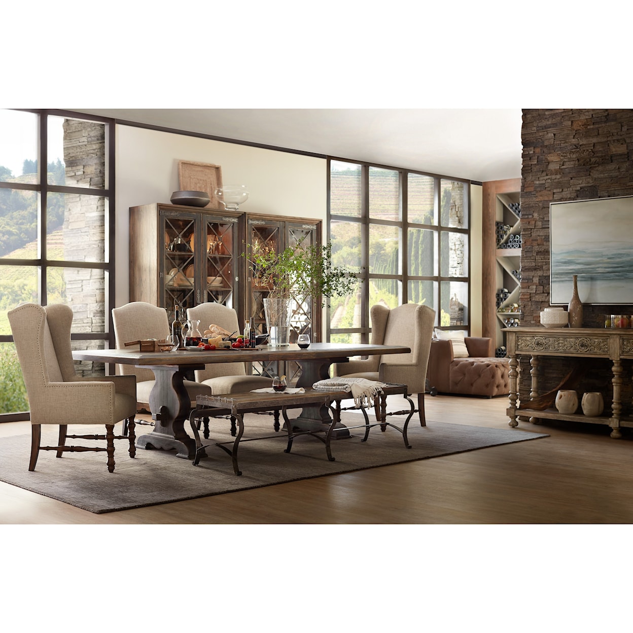 Hooker Furniture Hill Country Bandera 86in Table