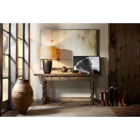 Flip-Top Console Table