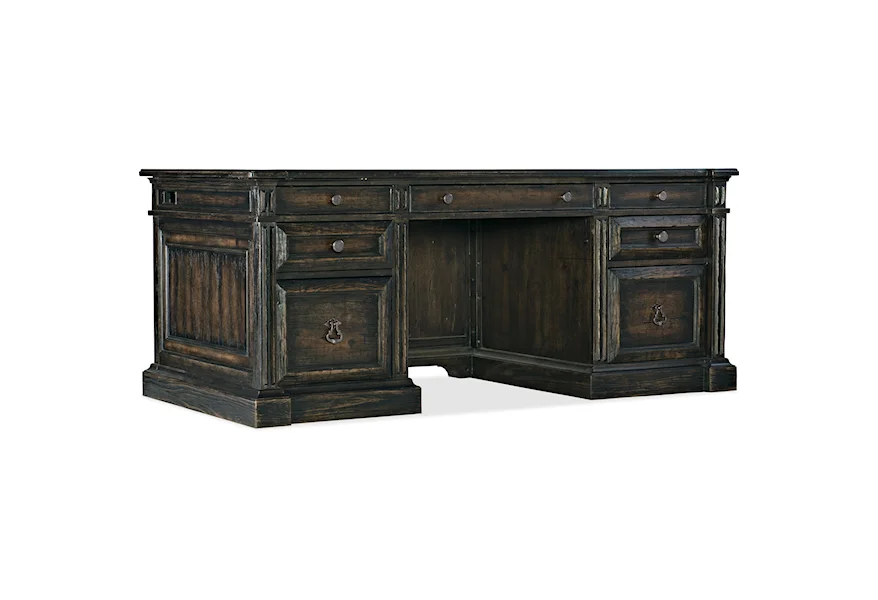 La Grange Executive Desk by Hooker Furniture at Zak's Home
