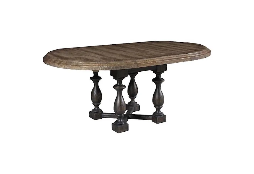 La Grange 48 inch Round Dining Table w/Leaves by Hooker Furniture at Zak's Home