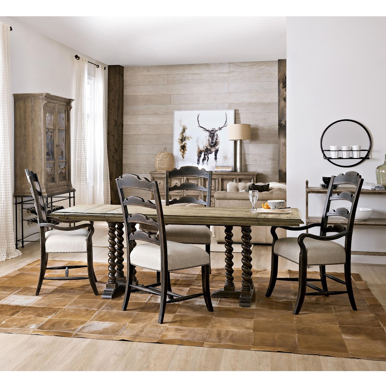 Hooker Furniture La Grange 5-Piece Table and Chair Set