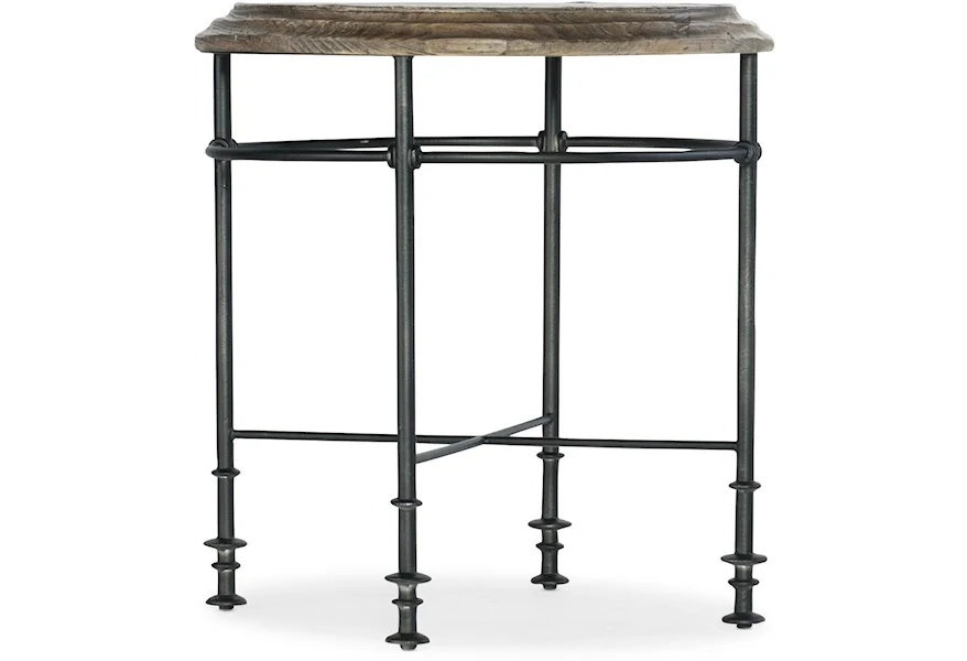 La Grange Round End Table by Hooker Furniture at Zak's Home