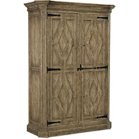 Traditional 2-Door Wardrobe