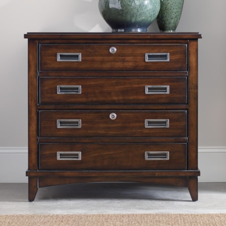 Walnut New-Vintage Lateral File
