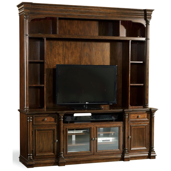 Hooker Furniture Leesburg 4-Door Entertainment Console