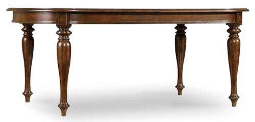 Traditional Oval Dining Table with Two 18" Extension Leaves