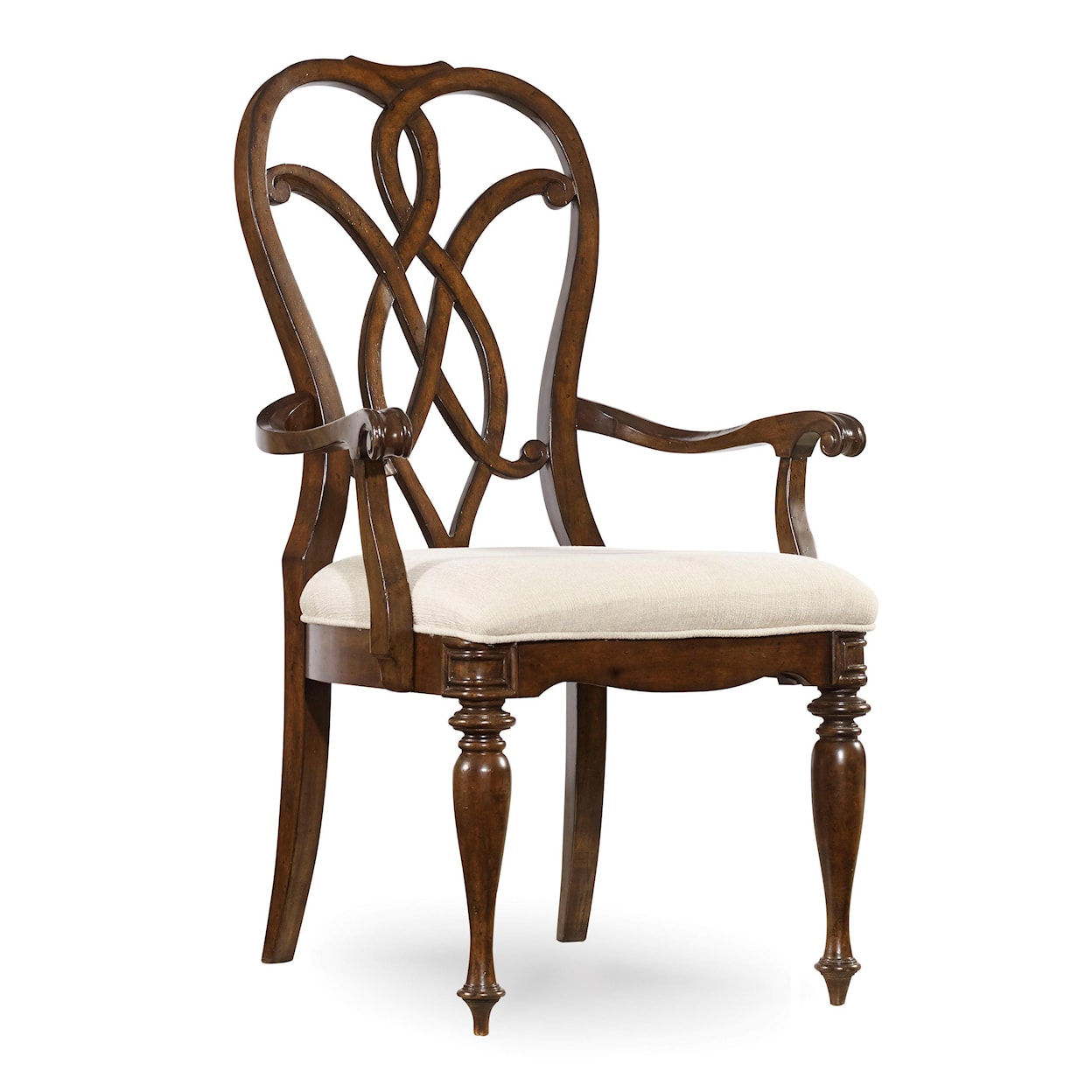 Hooker Furniture Leesburg Scrollback Arm Chair