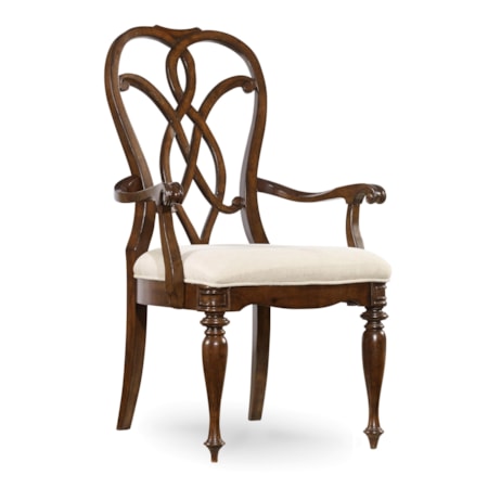 Scrollback Arm Chair