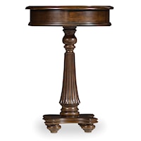 Traditional Martini Table with Fluted Pedestal