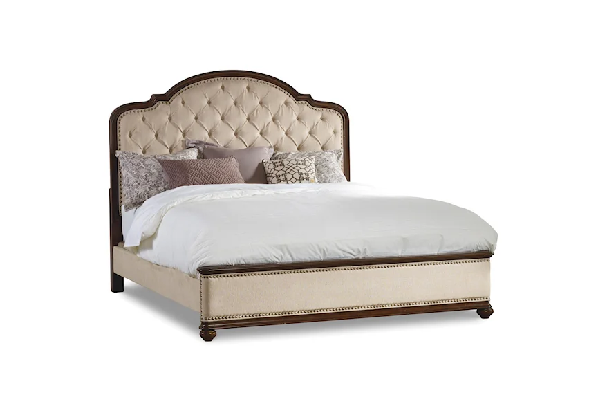 Leesburg Queen Size Upholstered Bed by Hooker Furniture at Stoney Creek Furniture 