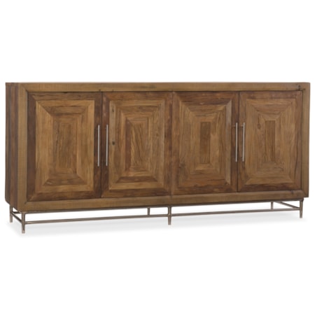 Reclaimed Wood Console/Credenza with Four Doors