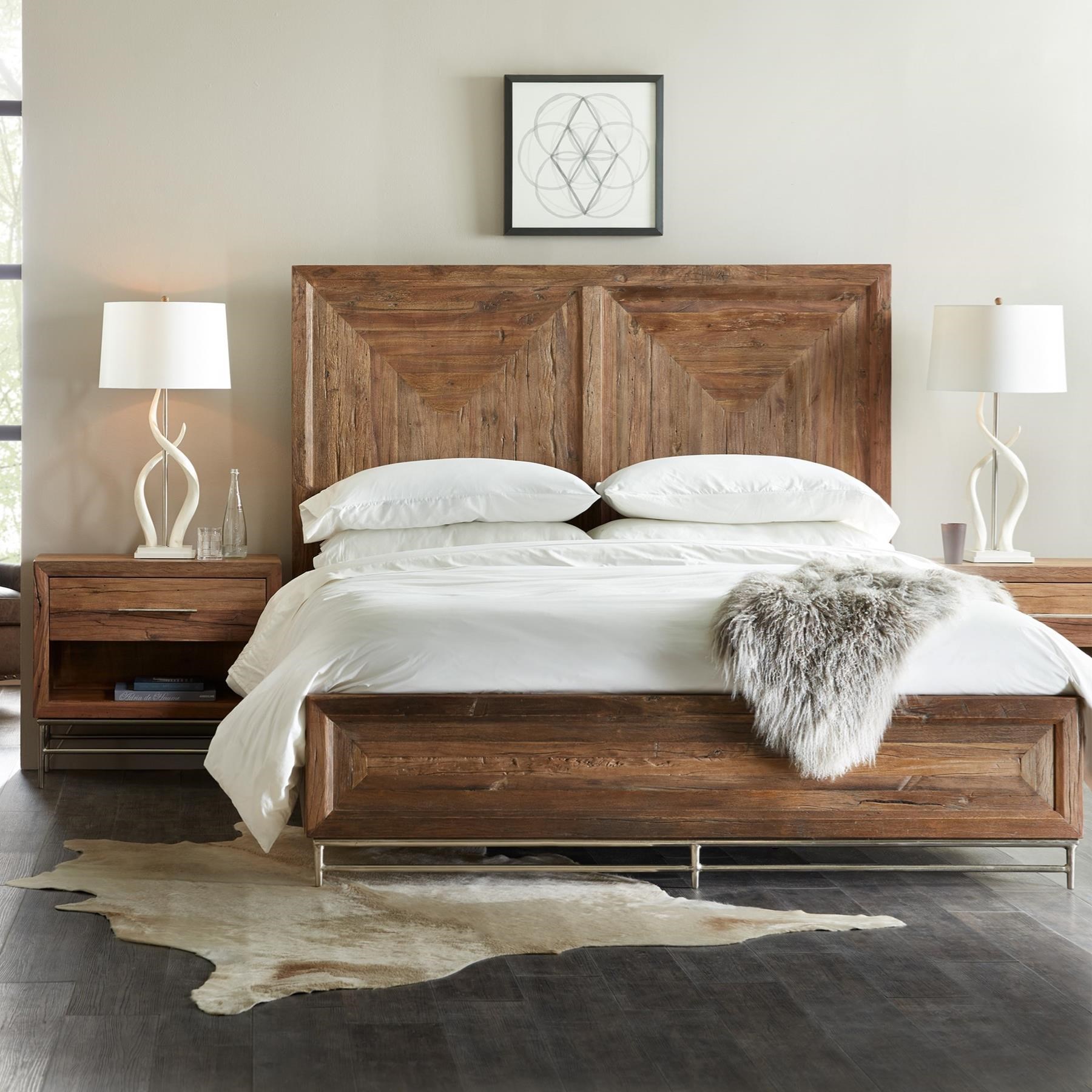 Reclaimed Wood King Bed Frame
